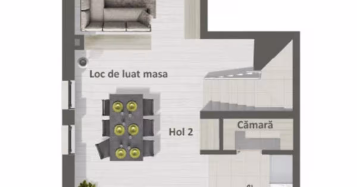 Duplex 128 mp cu 4 camere în zona Sud, Zalău