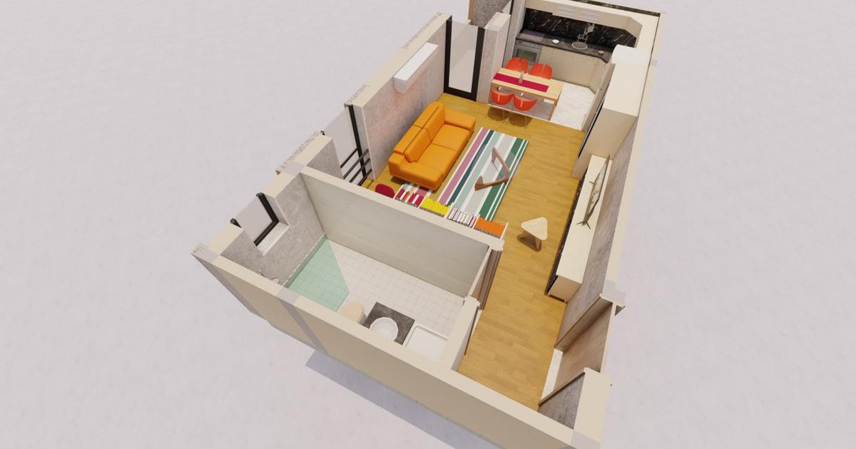 Garsonieră decomandată în Sânandrei