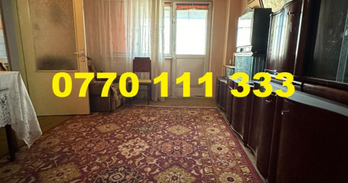 Garsonieră decomandată în zona Obor, Brăila