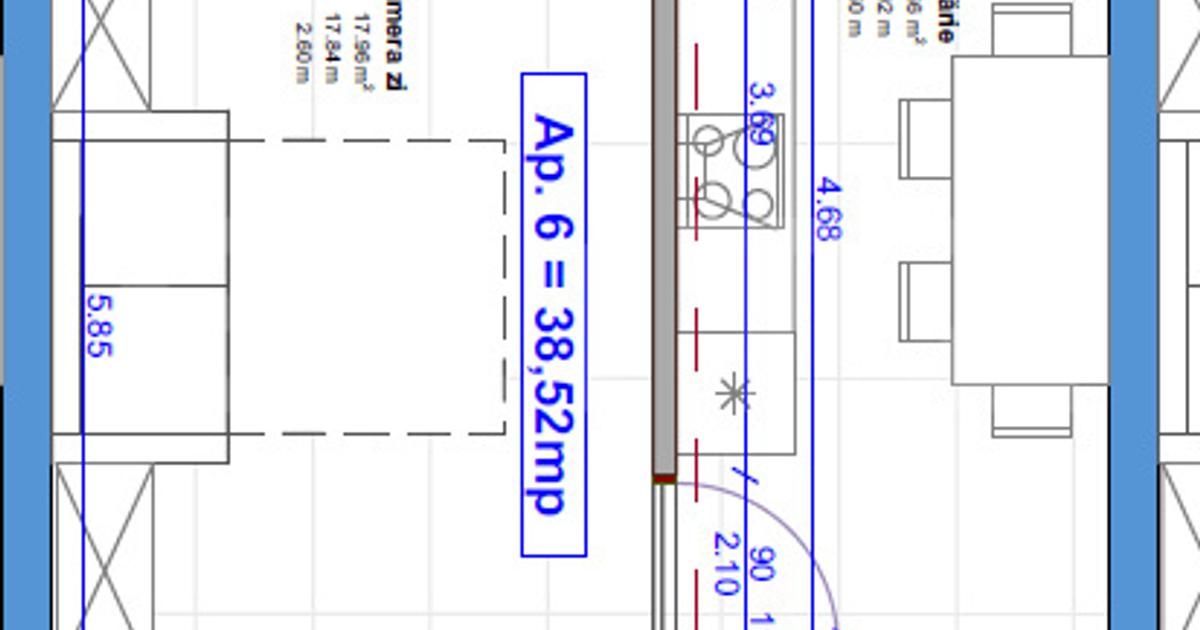 Garsonieră decomandată în Florești