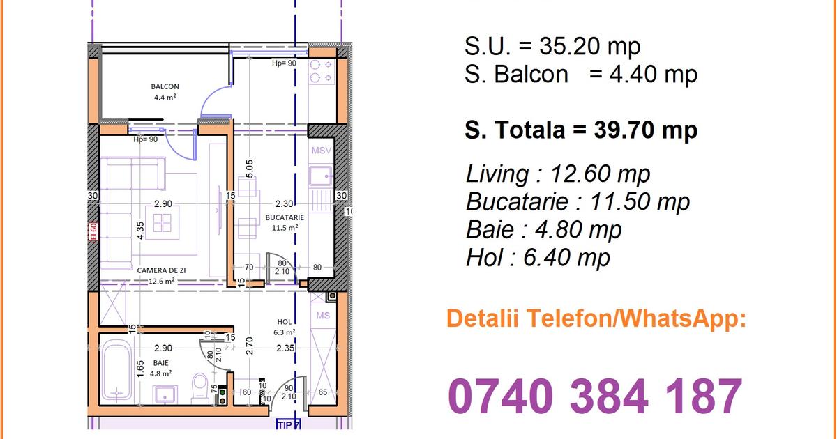 Garsonieră decomandată în zona Apărătorii Patriei, Sector 4