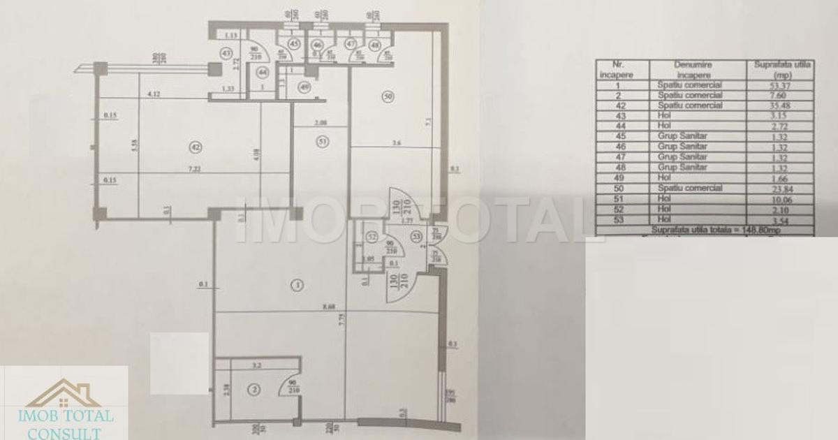 Spațiu comercial 140 mp în zona Găvana 2, Pitești