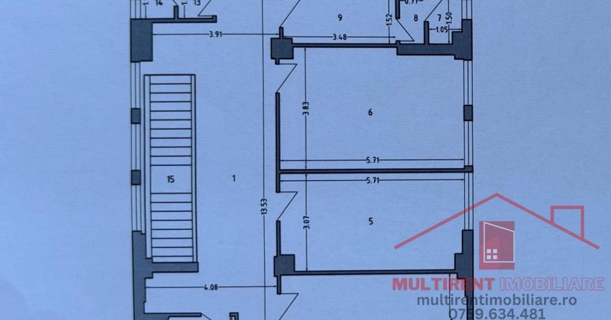Spațiu comercial 190 mp în zona Central, Tulcea