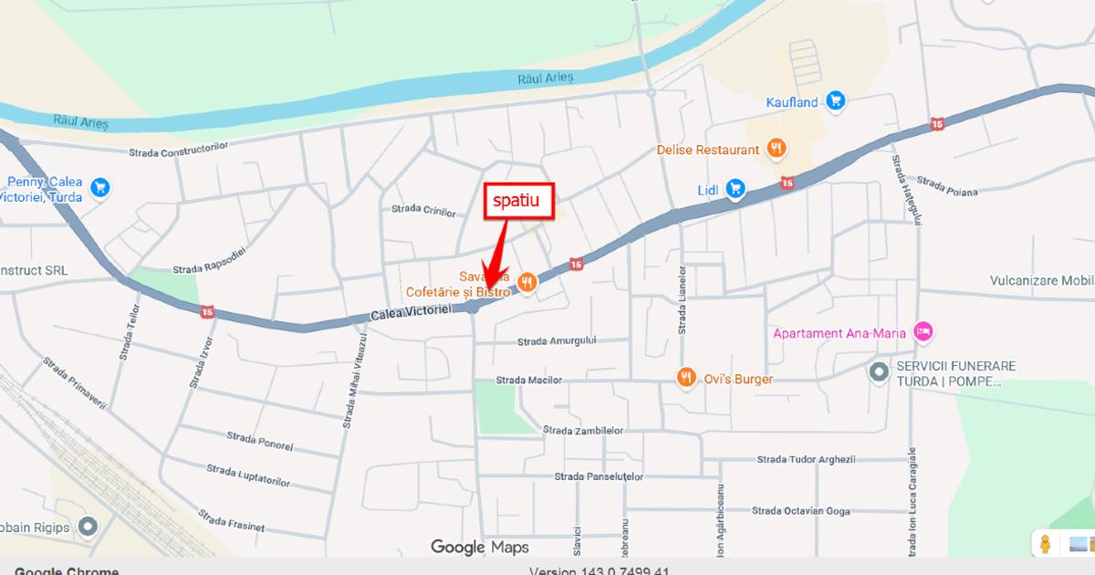 Spațiu comercial 216 mp în Turda