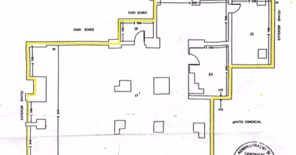 Spațiu comercial 246.5 mp în zona Central, Bacău
