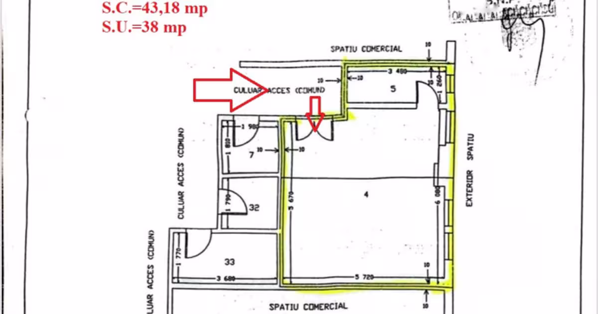 Spațiu comercial 38 mp în zona Energiei, Bacău