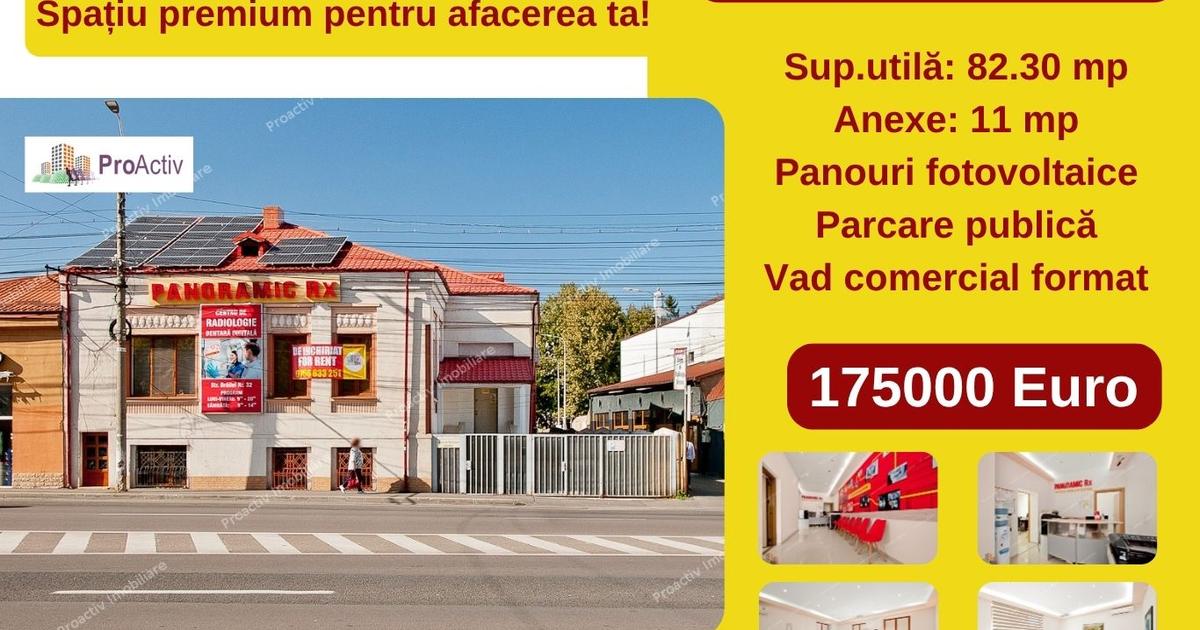 Spațiu comercial 82.3 mp în zona Mazepa 1, Galați