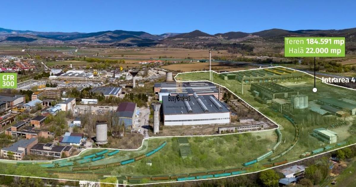 Spațiu industrial 5000 mp în zona Central, Aiud