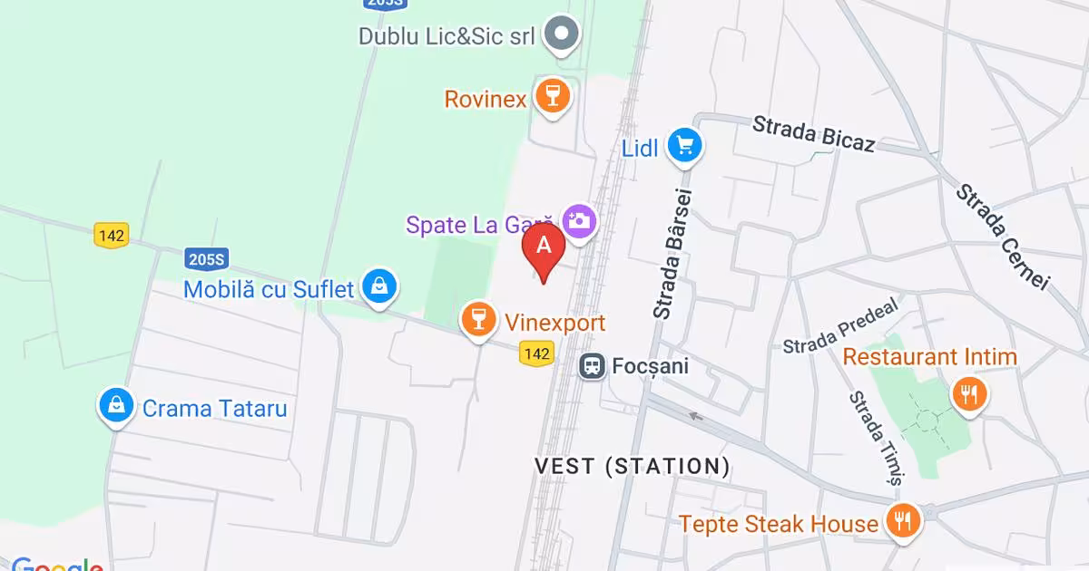 Spațiu industrial 1800 mp în zona Gară, Focșani