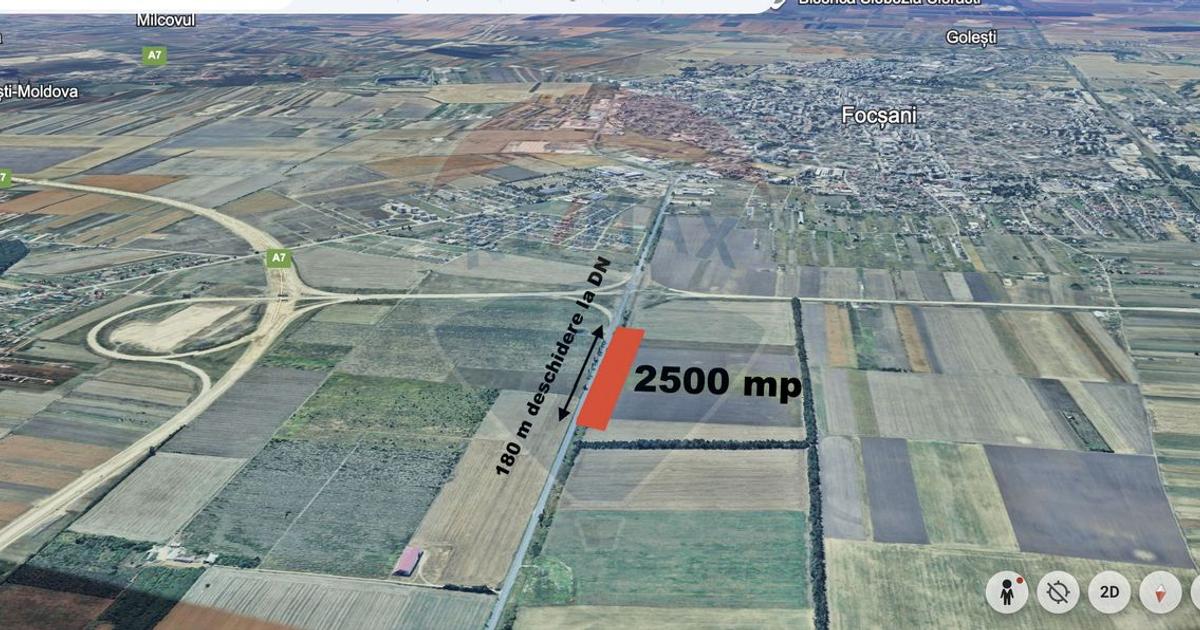 Teren agricol în zona Nord, Focșani