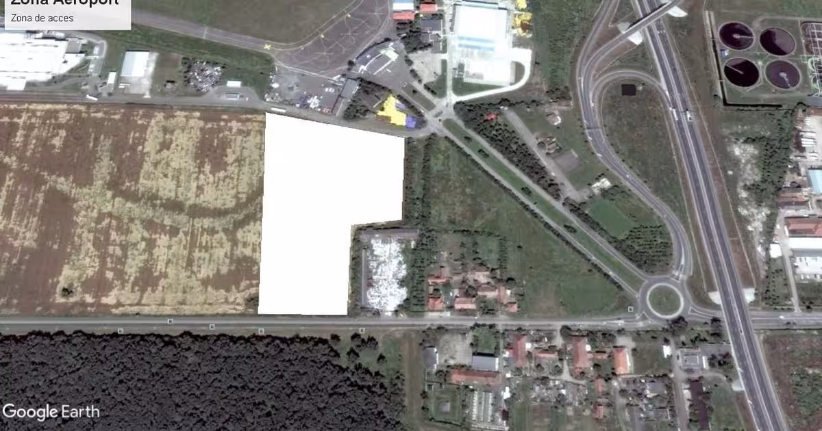 Teren agricol intravilan de 22300 mp, în zona 3 Insule, Arad
