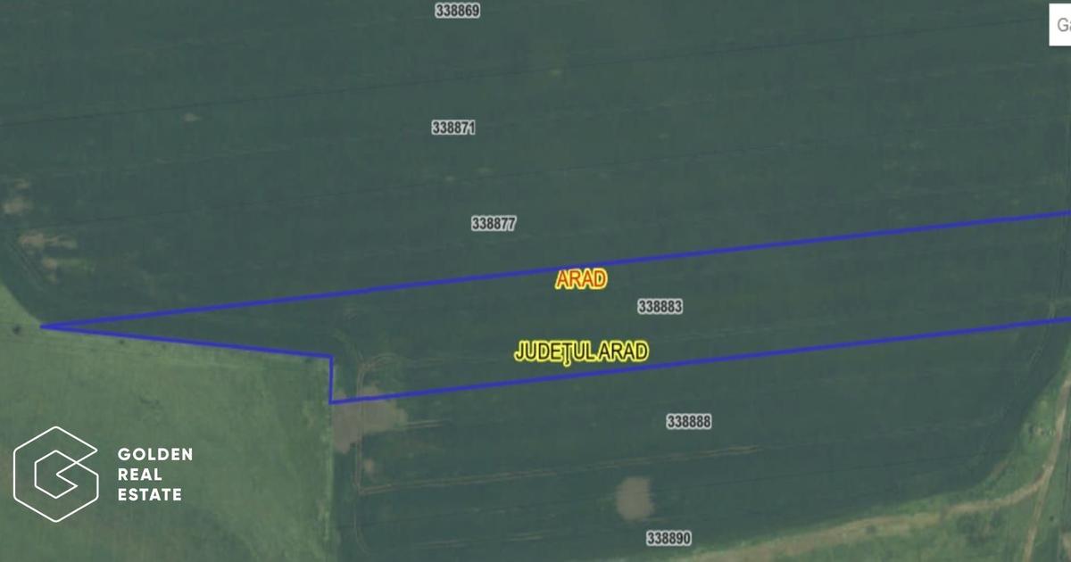 Teren agricol extravilan de 17199 mp, în zona Exterior Nord, Arad