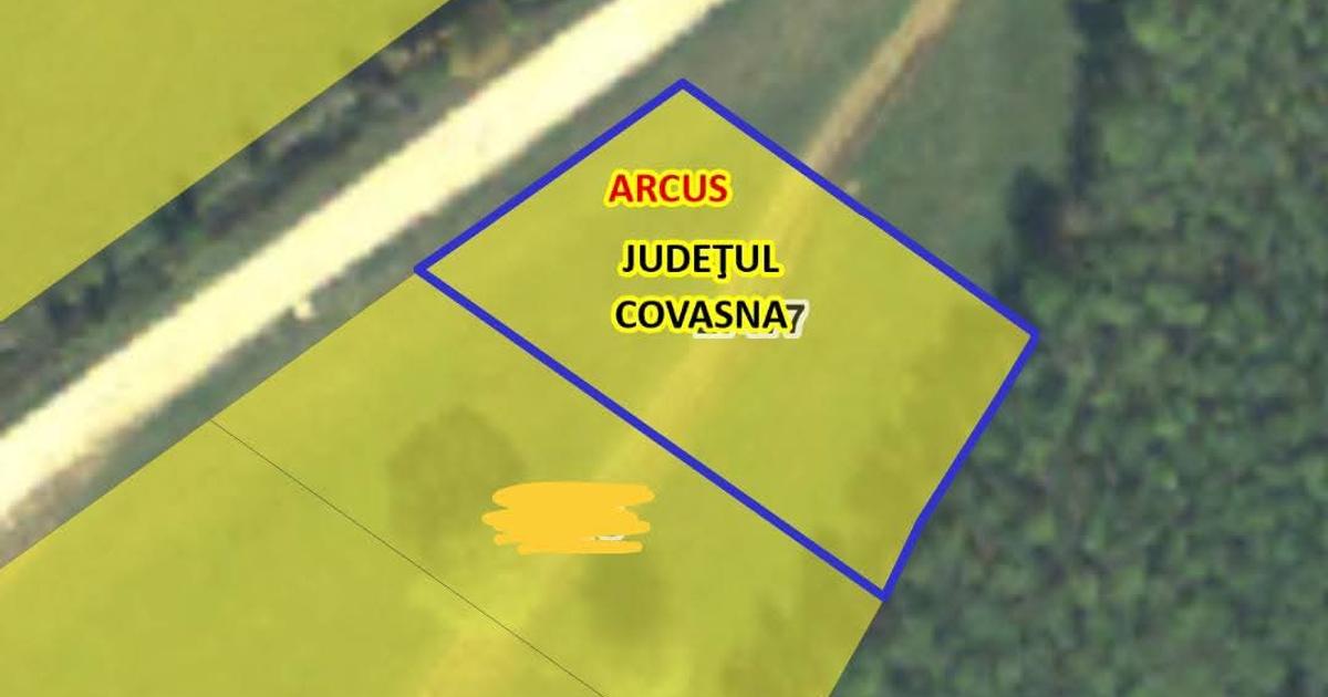 Teren agricol extravilan de 1500 mp, în Arcuș