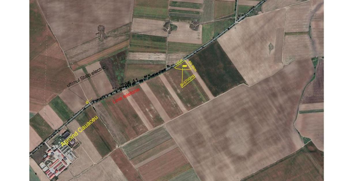 Teren agricol extravilan de 5700 mp, în Biharia