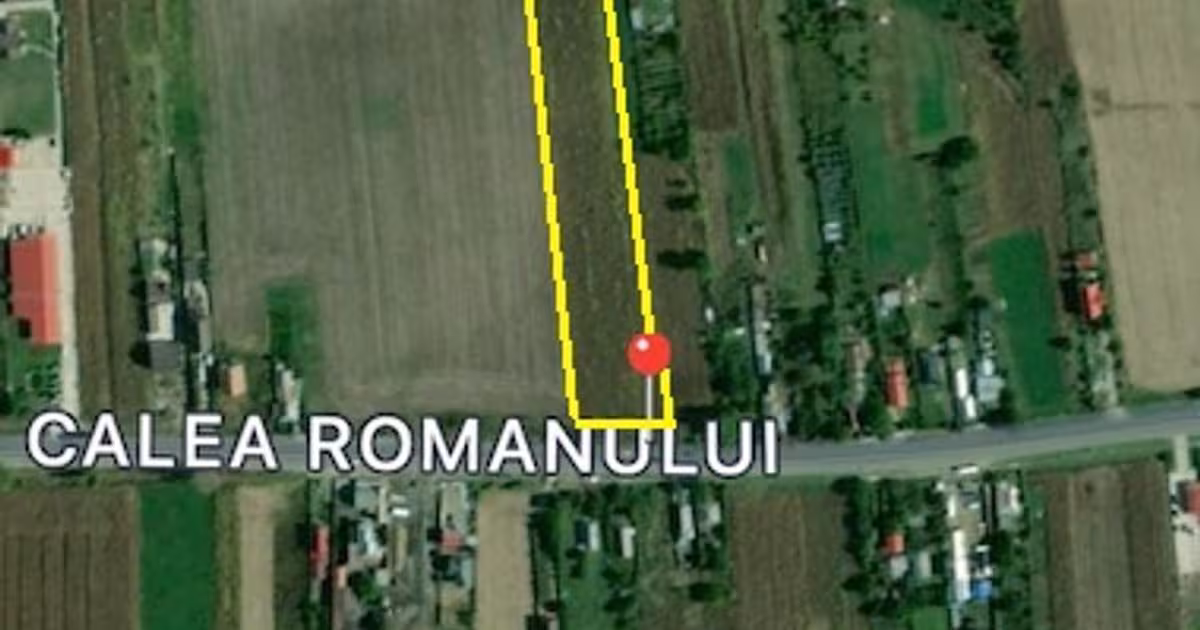 Teren agricol intravilan de 6668 mp, în Bogdan Vodă