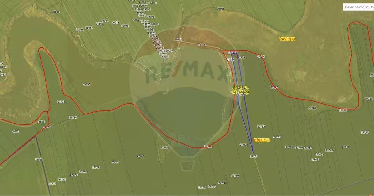 Teren agricol extravilan de 10124 mp, în zona Nord-Vest, Budești