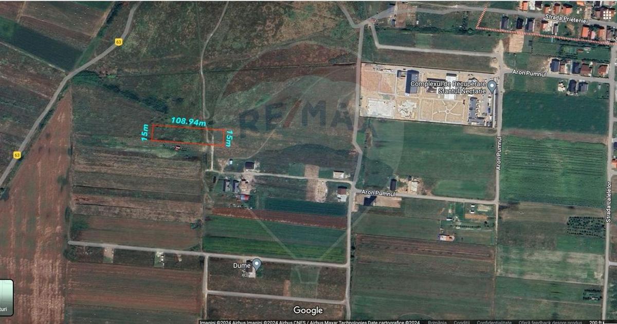 Teren agricol intravilan de 1632 mp, în Cihei