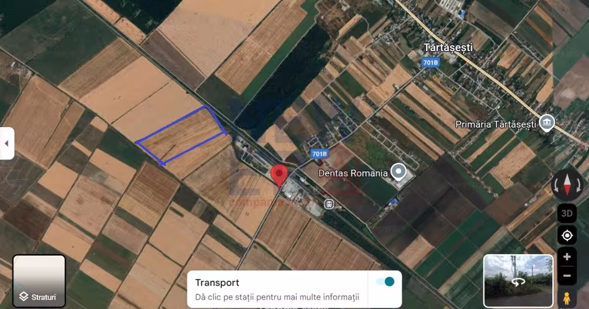 Teren agricol intravilan de 71300 mp, în Ciocănești