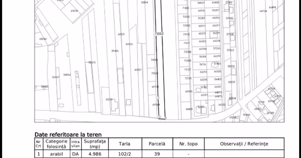 Teren agricol intravilan de 4986 mp, în zona Schela Cladovei, Drobeta-Turnu Severin