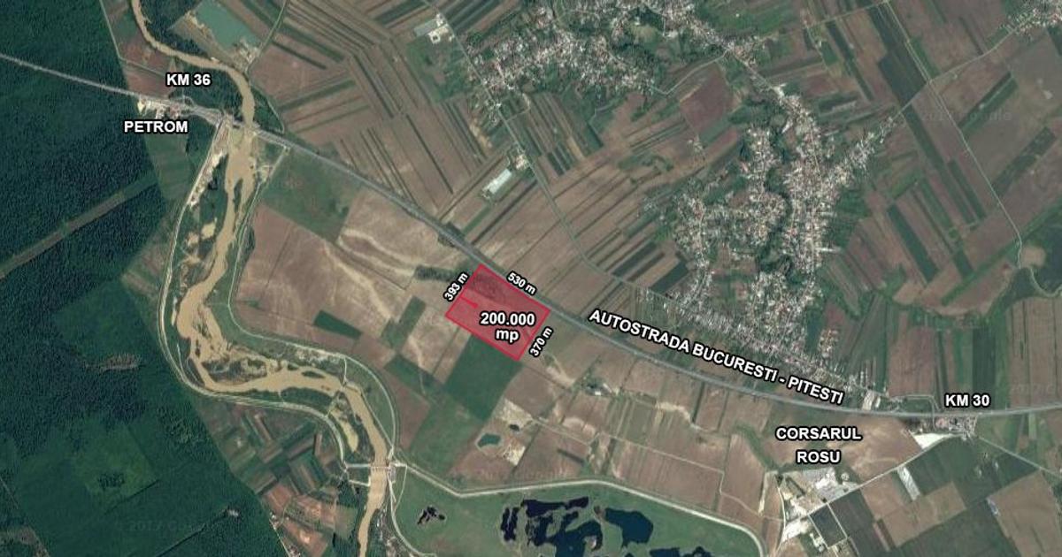 Teren agricol extravilan de 200000 mp, în Florești-Stoenești