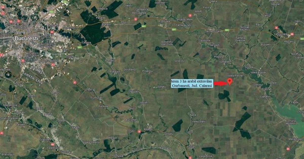 Teren agricol extravilan de 30000 mp, în Gurbănești