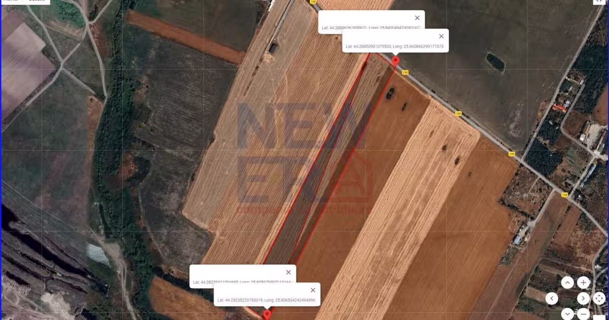 Teren agricol extravilan de 62000 mp, în Iepurești