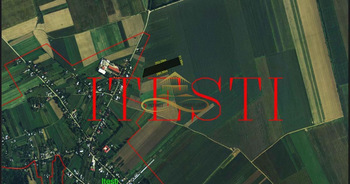 Teren agricol extravilan de 13841 mp, în Itești