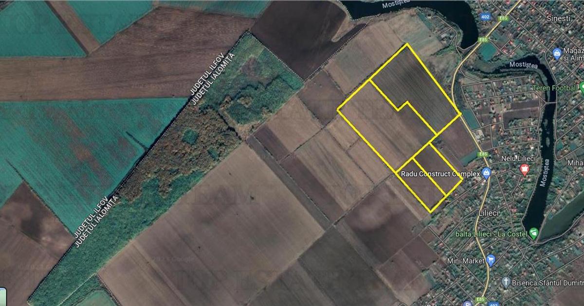 Teren agricol intravilan de 330000 mp, în Lilieci
