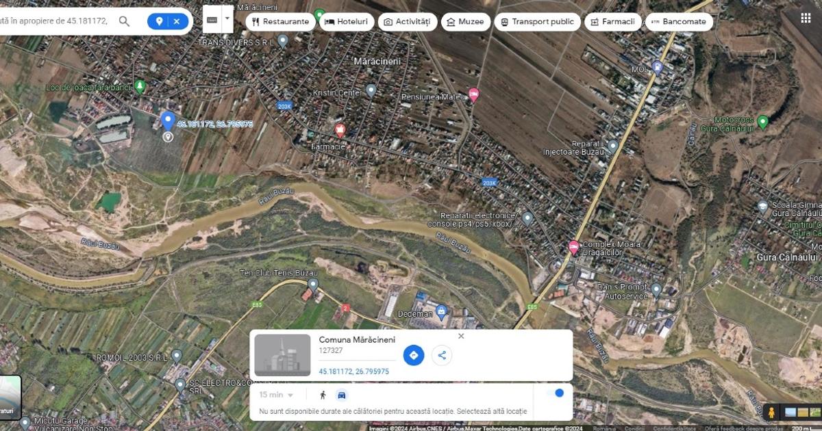 Teren agricol intravilan de 25000 mp, în Mărăcineni