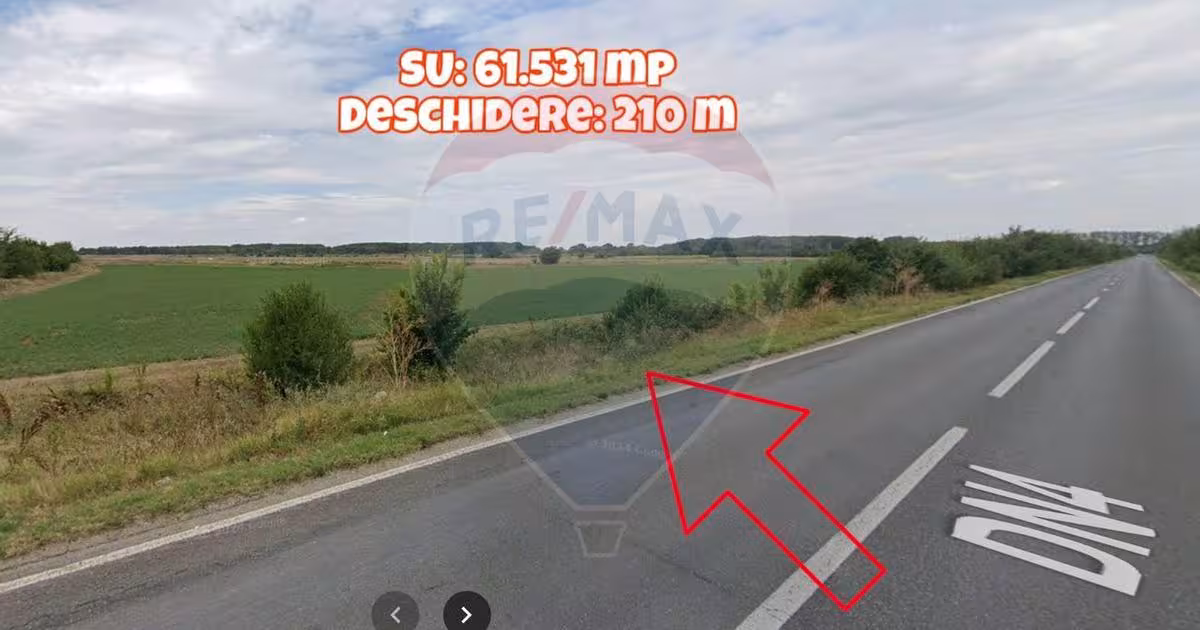 Teren agricol extravilan de 61531 mp, în Mitreni