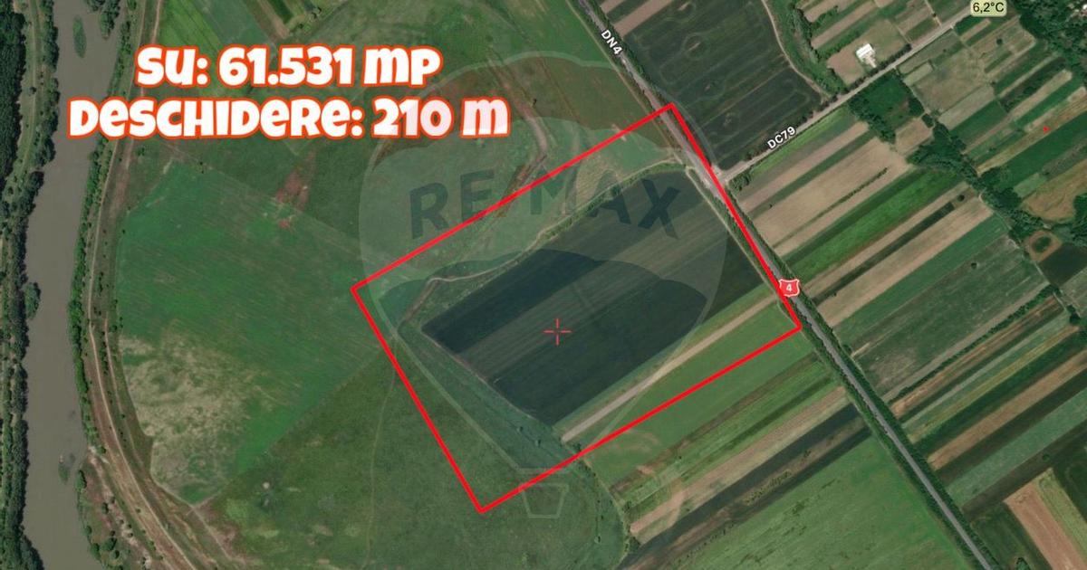 Teren agricol extravilan de 61531 mp, în Mitreni