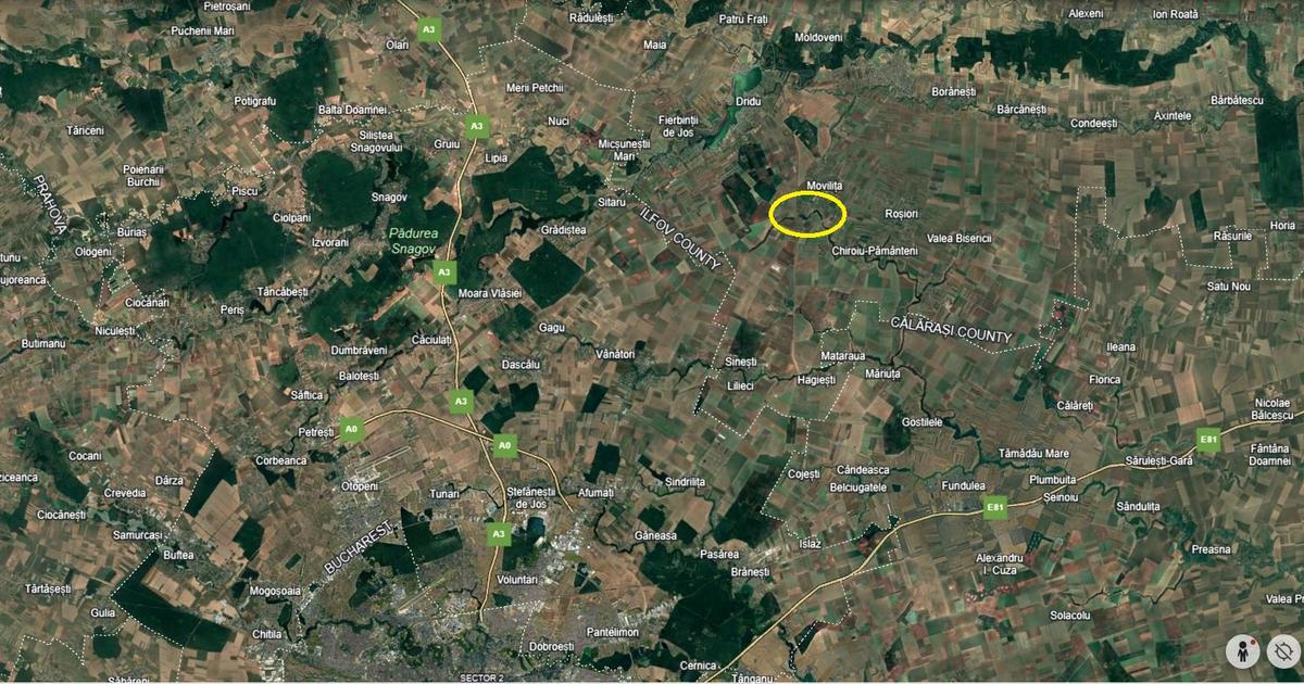 Teren agricol extravilan de 1040000 mp, în Movilița