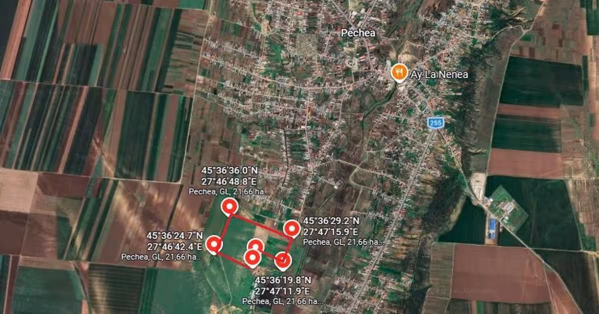 Teren agricol extravilan de 216600 mp, în Pechea