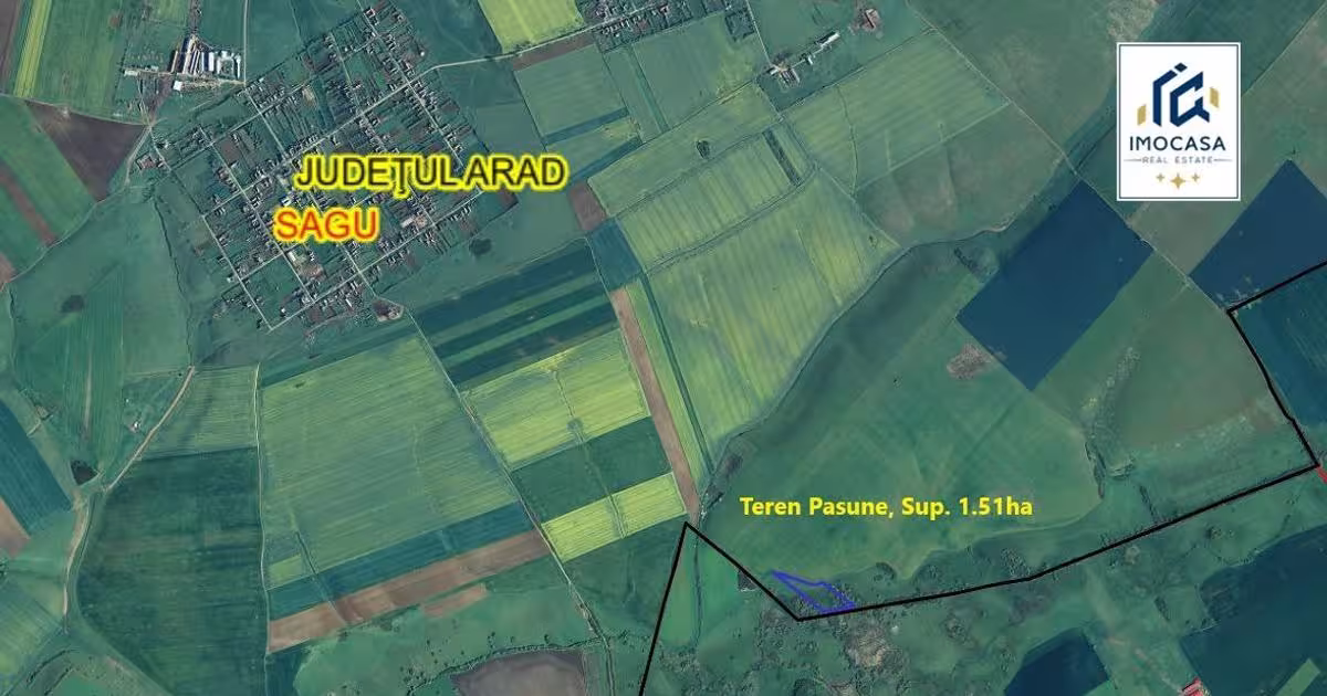 Teren agricol extravilan de 54200000 mp, în Șagu