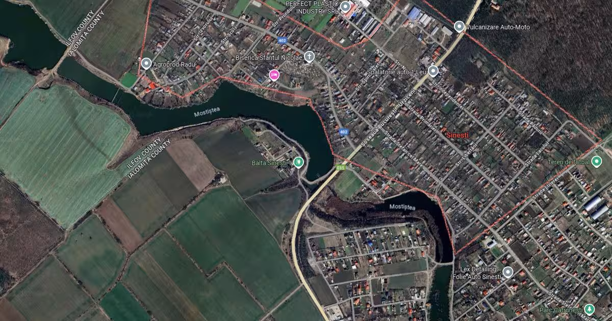Teren agricol extravilan de 100000 mp, în Sinești