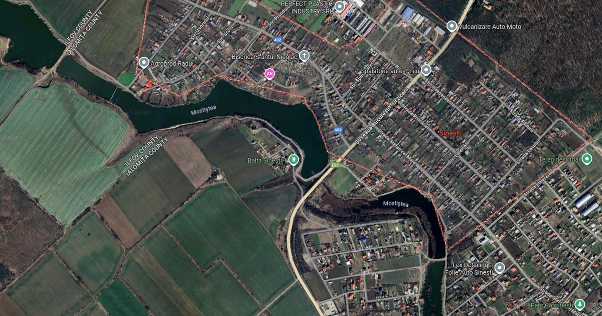 Teren agricol extravilan de 100000 mp, în Sinești