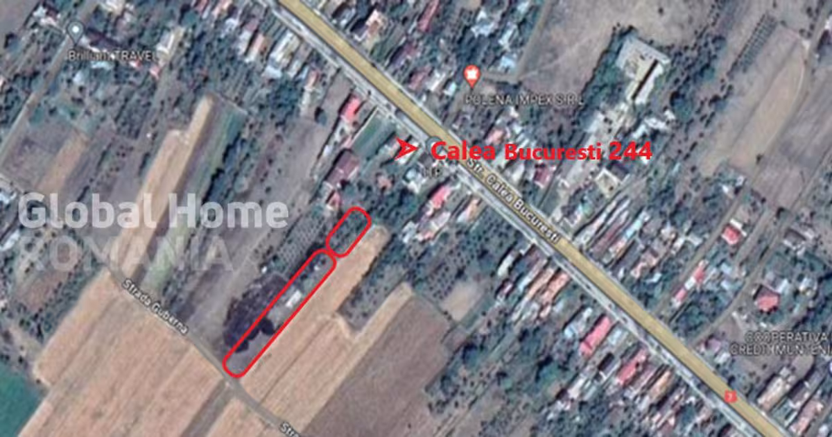 Teren agricol intravilan de 2387 mp, în Topoloveni