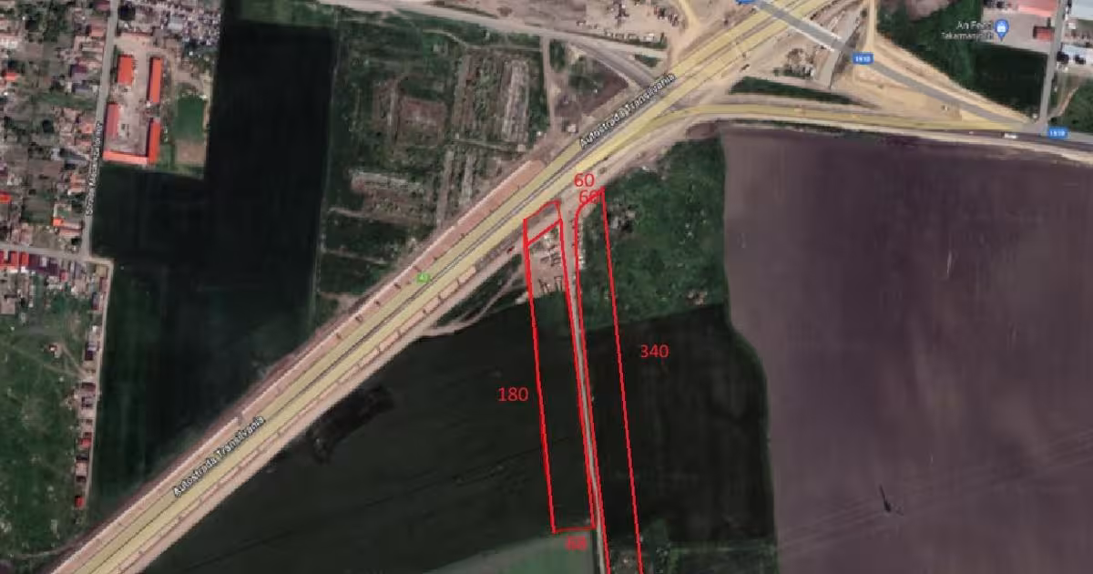 Teren agricol extravilan de 33600 mp, în zona Est, Ungheni