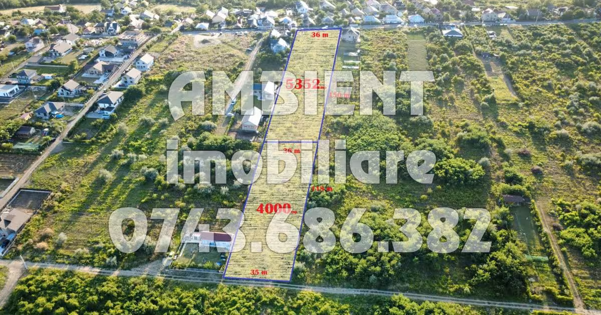 Teren agricol intravilan de 5352 mp, în zona Filaturii, Vaslui