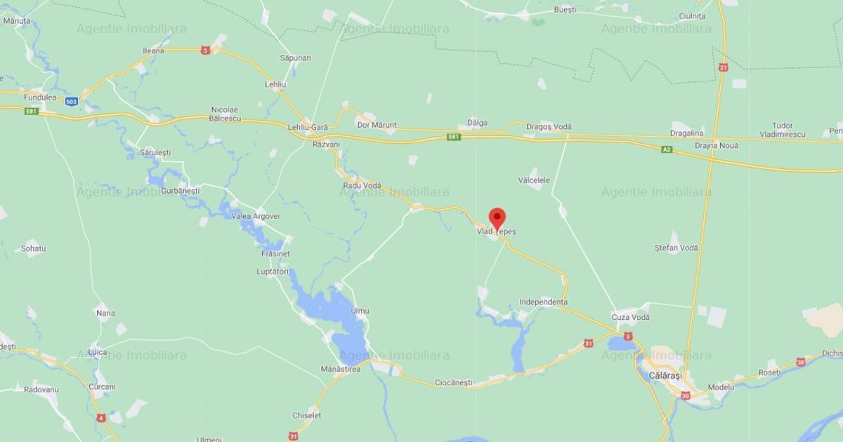 Teren agricol extravilan de 120000 mp, în Vlad Țepeș