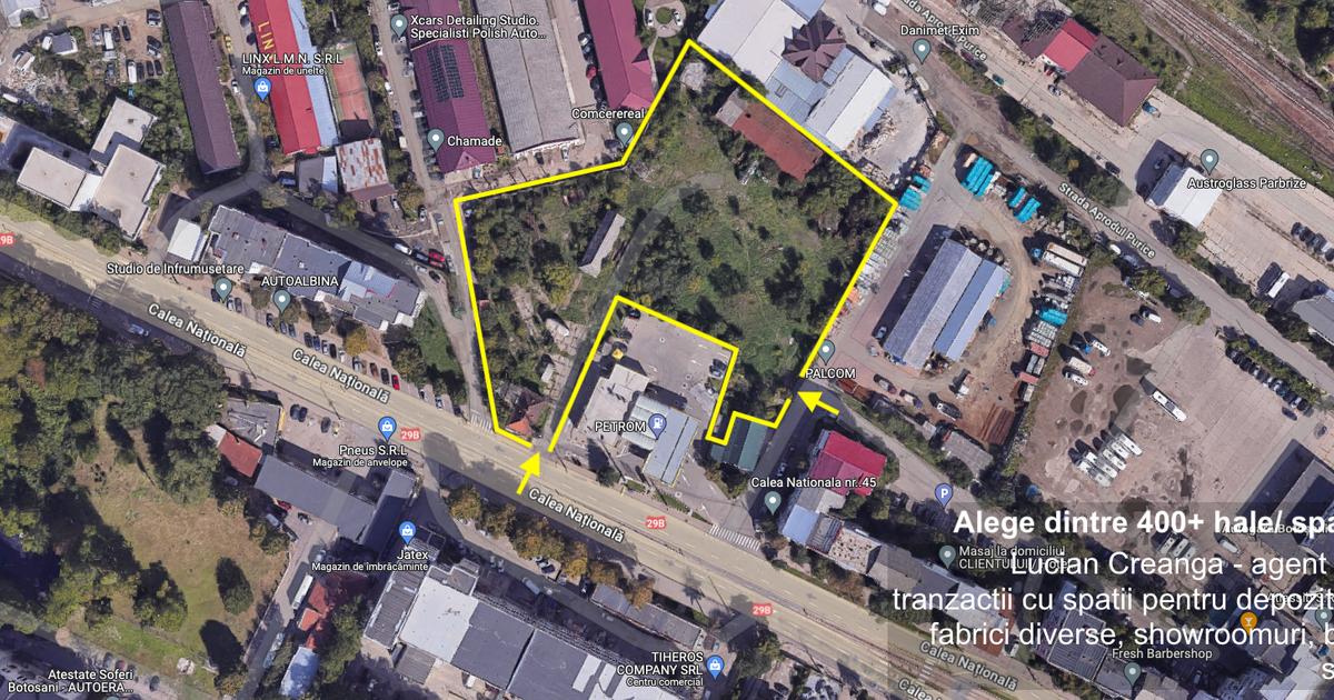 Teren construcție în zona Central, Botoșani