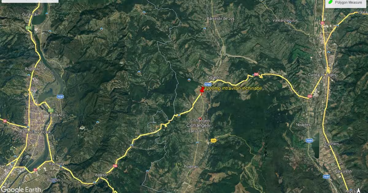 Teren construcție în Ciofrângeni