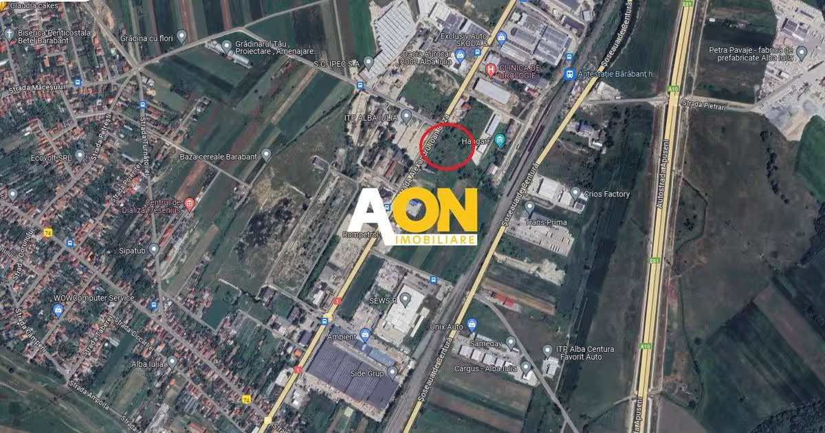 Teren Construcții intravilan de 1391 mp, în zona Bărăbanț, Alba Iulia