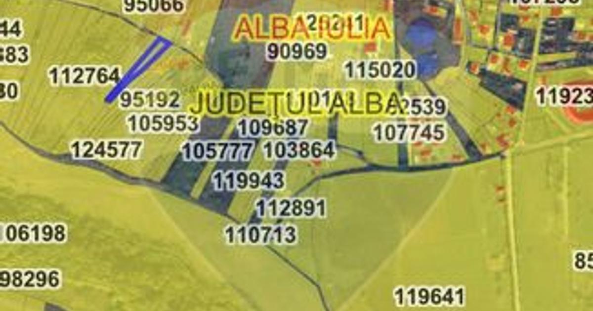 Teren Construcții intravilan de 1654 mp, în zona Central, Alba Iulia