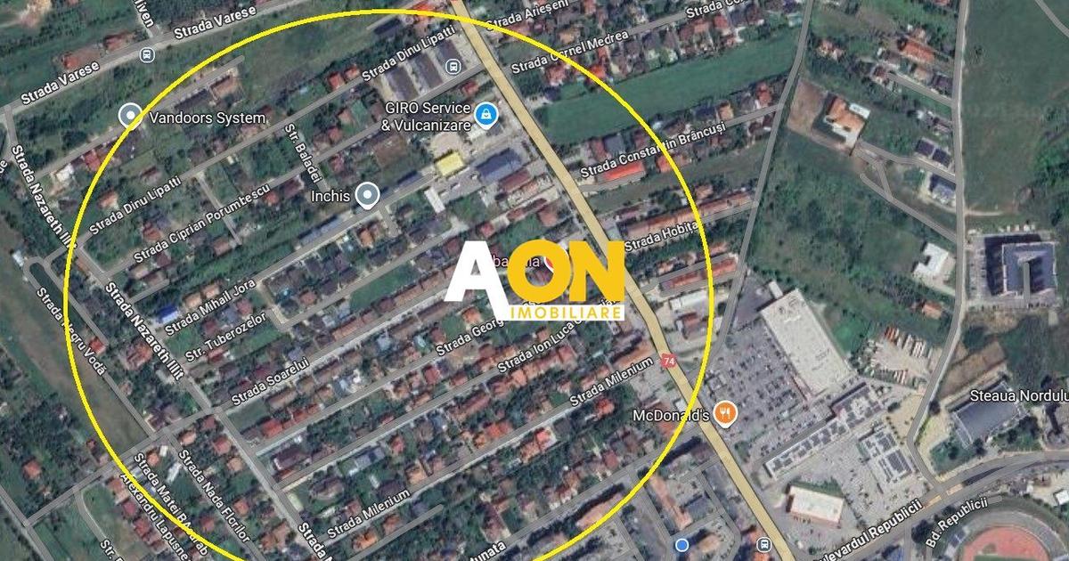 Teren Construcții intravilan de 500 mp, în zona Cetate, Alba Iulia