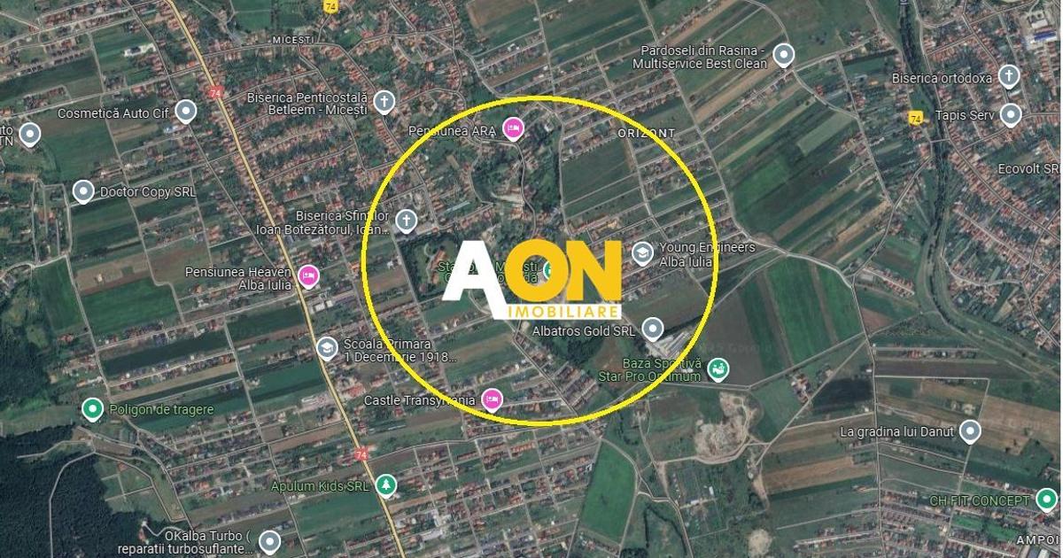 Teren Construcții intravilan de 658 mp, în zona Micești, Alba Iulia