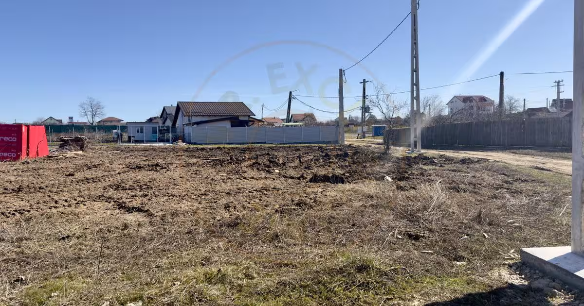 Teren Construcții intravilan de 533 mp, în Albota