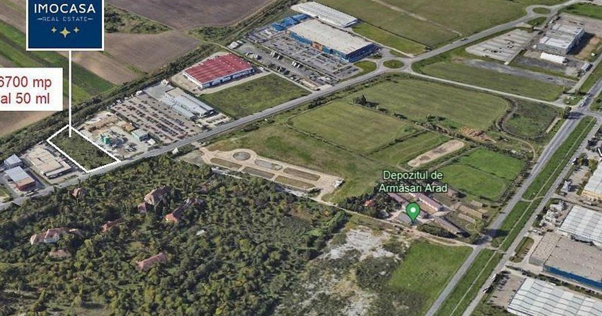 Teren Construcții intravilan de 6700 mp, în zona Aurel Vlaicu, Arad