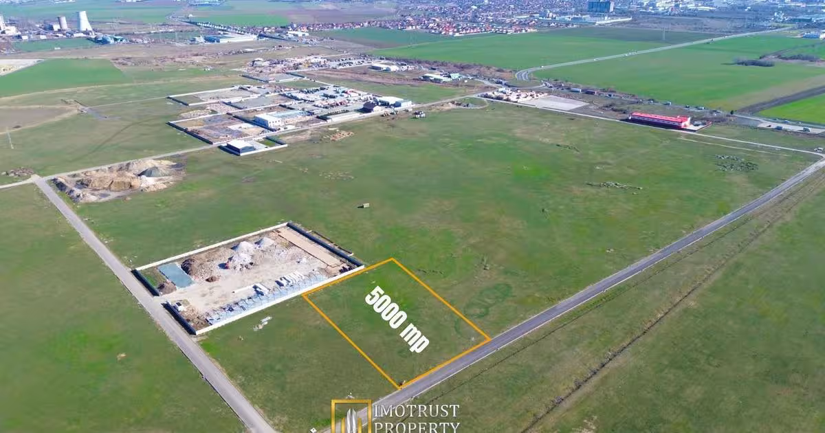 Teren Construcții intravilan de 5000 mp, în zona Exterior Nord, Arad