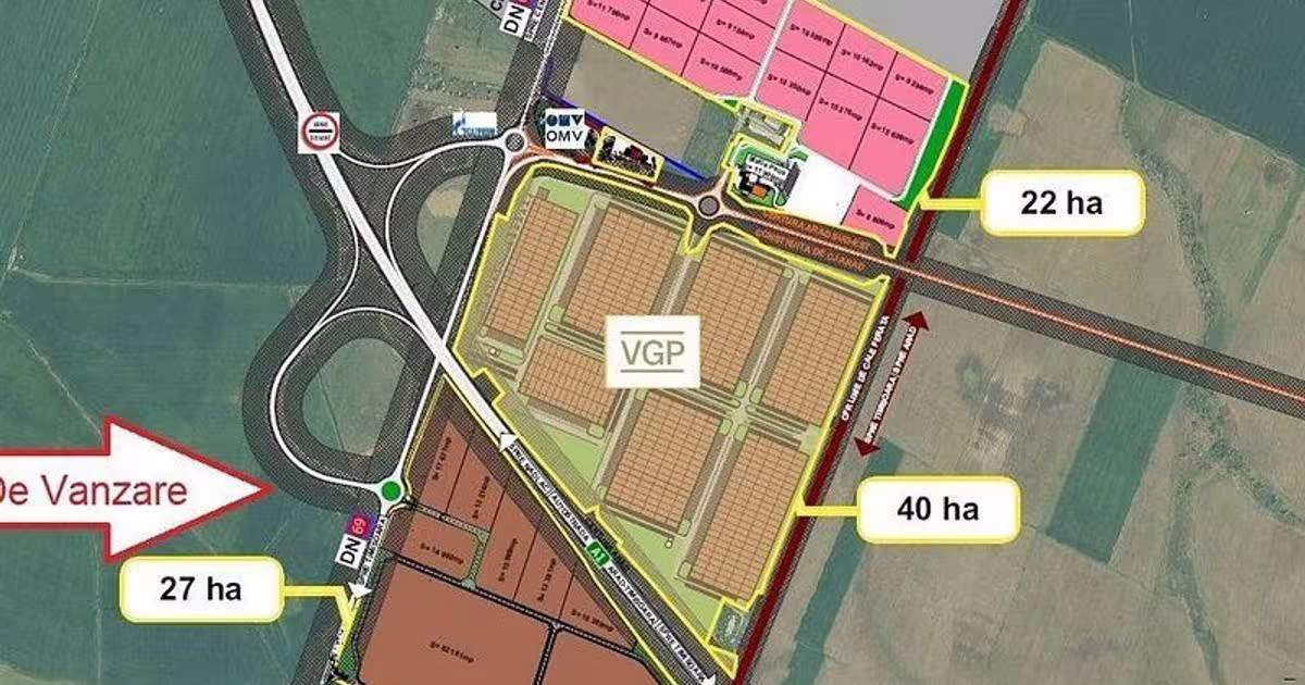 Teren Construcții intravilan de 10000 mp, în zona Exterior Sud, Arad
